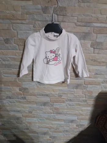 Sous-pull blanc Hello Kitty 6M