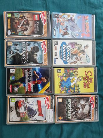 Lot de jeux psp