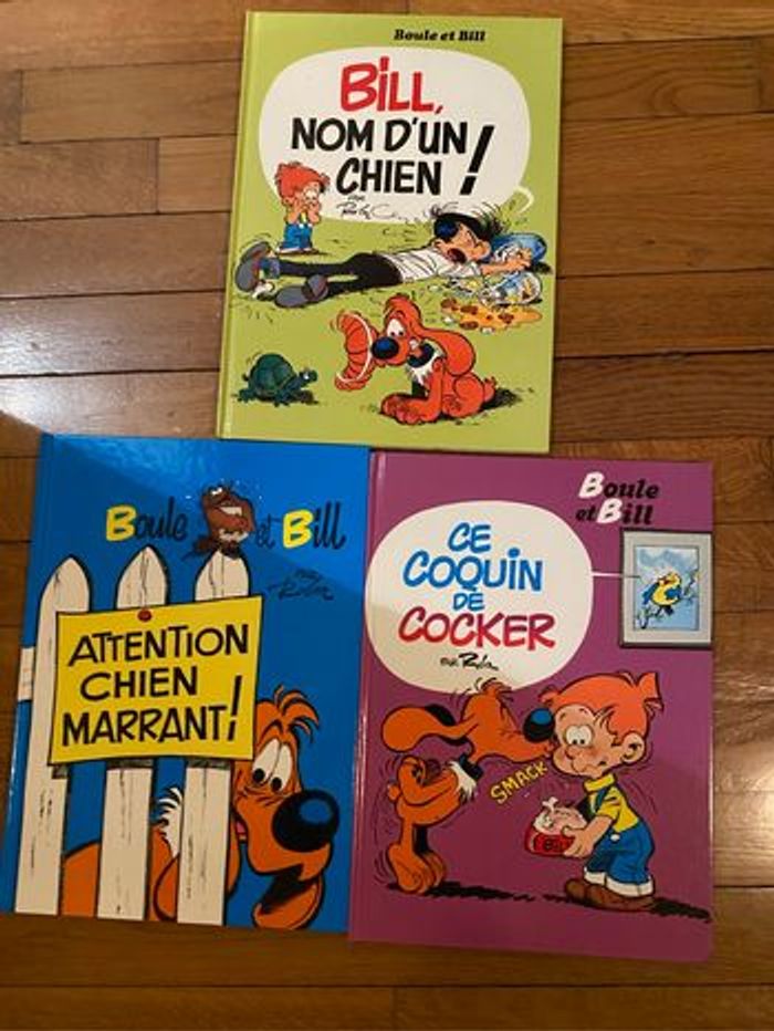 Lot de 3 BD Boulle et Bill