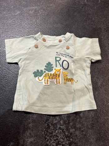 Tee shirt jungle 3 mois