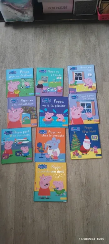 Lot 10 livres Peppa Pig