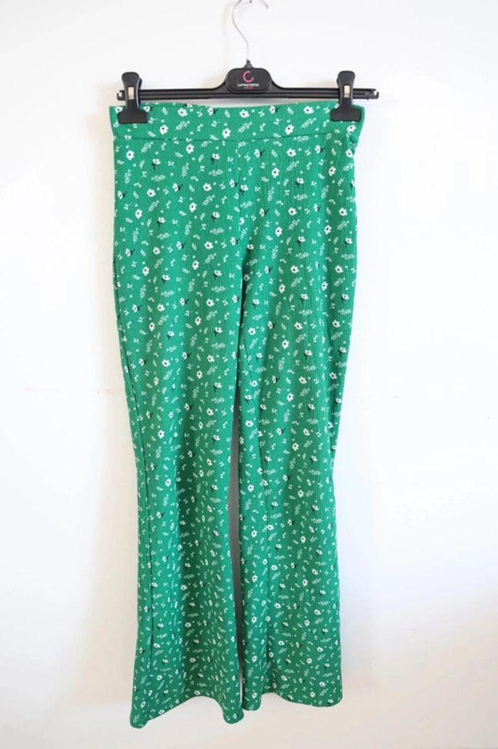 C54 pantalon vert kiabi XS