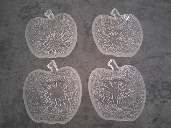 Lot de 4 ramequins en verre