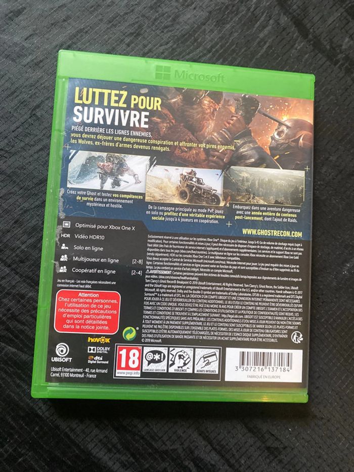 ghost recon breakpoint Xbox one - photo numéro 2