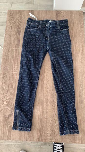 Jean à pois Vertbaudet Taille neuf ans