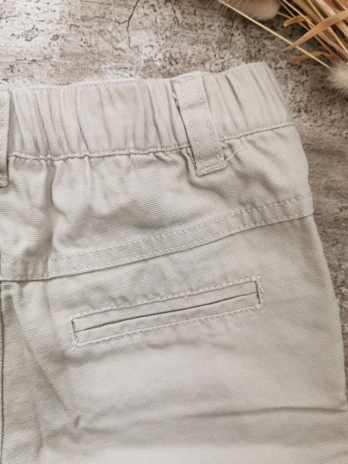 🌸Short chino garçon beige 74cm - photo numéro 4