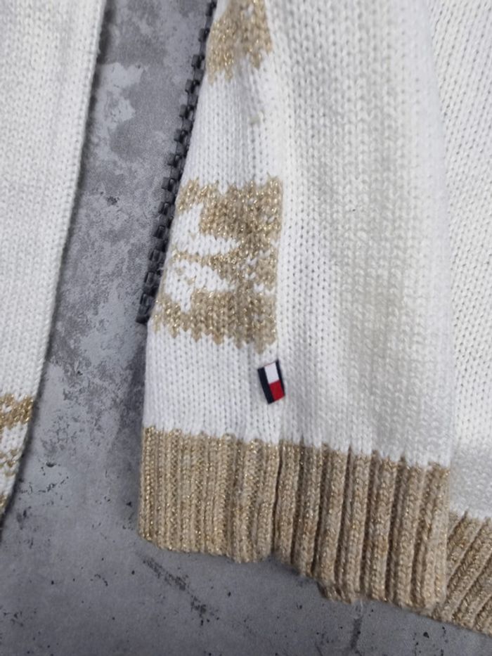 Pull motifs flocons Tommy Hilfiger – Taille XS Femme (mesures en photos) - photo numéro 8