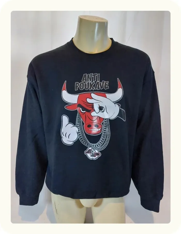 Sweat homme Anti poukave Bulls Neuf Taille L