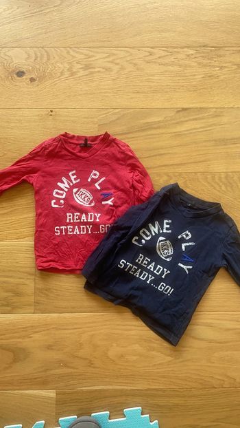 2 tee shirt manches longue ikks