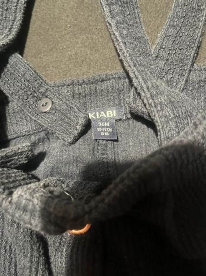 Pantalon salopette ~ Kiabi ~ T.36 mois - photo numéro 3