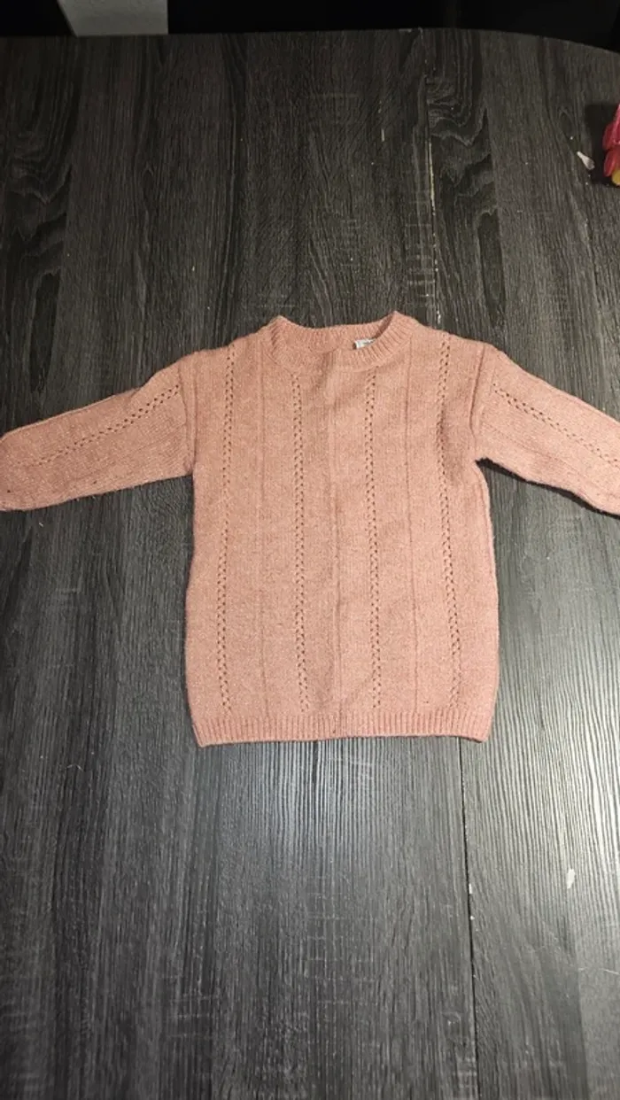 Robe pull Tape à l’œil 12 mois hiver bébé fille - photo numéro 3