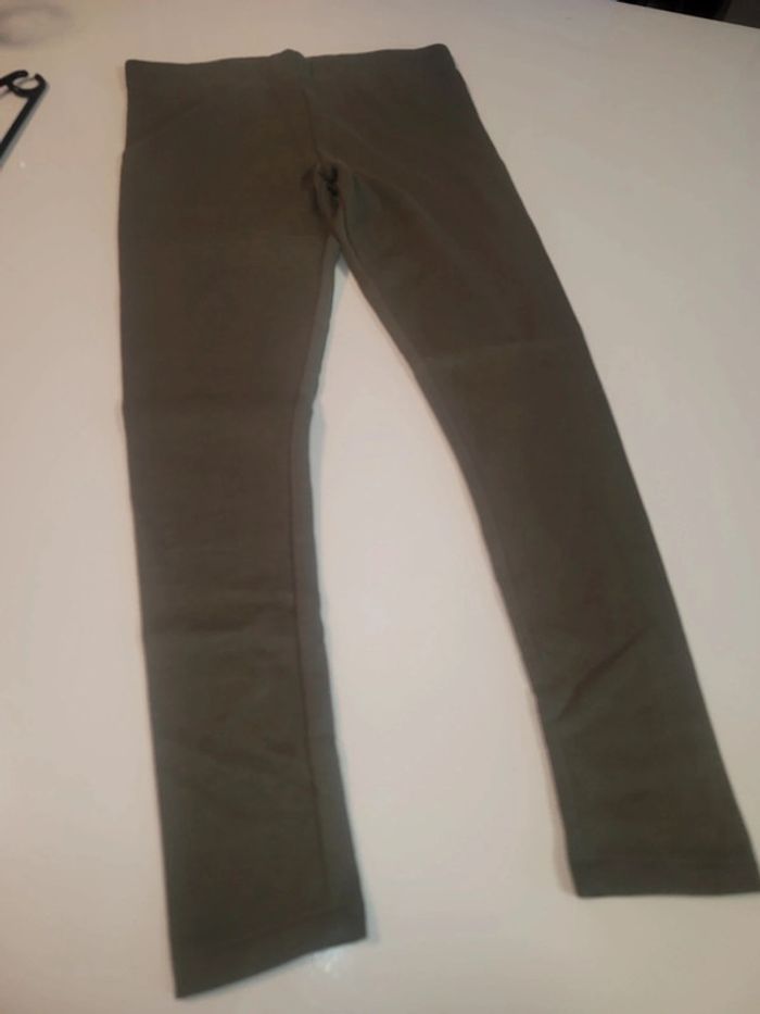 Legging kaki tissaia 14 ans fourré tbe