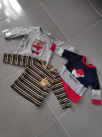 Lot de 3 hauts 18 mois