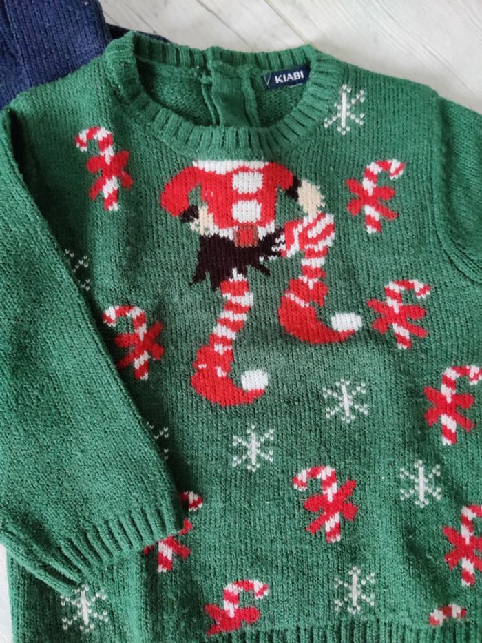 Lot de 2 pulls de Noël 🎅 12 mois - photo numéro 4