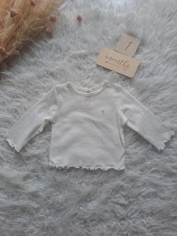 Tee-shirt ML kiabi 1mois