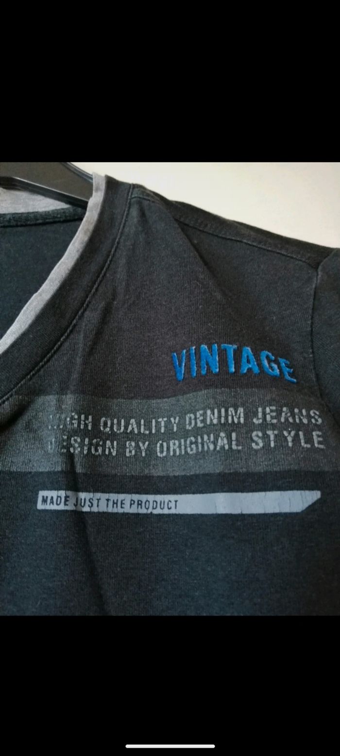 Beau tee shirt vintage Redcorner noir. Taille S - photo numéro 6