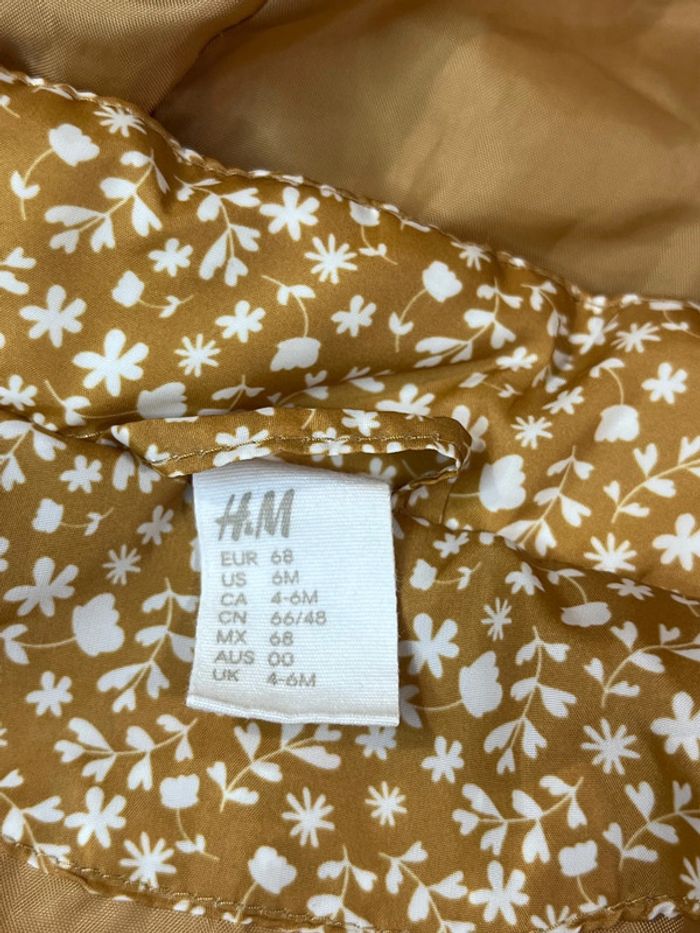 Doudoune 4-6 mois 68 cm h&m - photo numéro 7