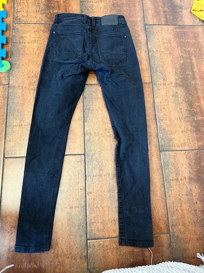 Jeans noir skinny à trou LBO idéale ado - photo numéro 6