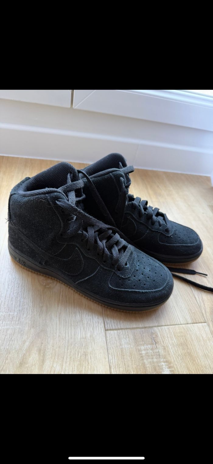 Basket Nike air force 1 high suede noir 37.5 neuf - photo numéro 9