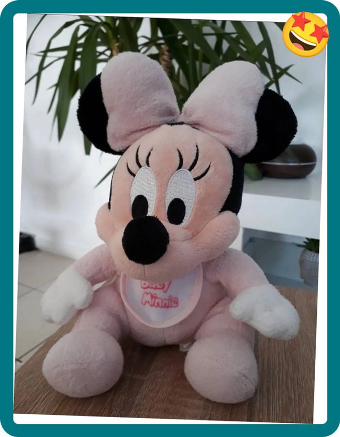 Péluche doudou Disney baby Minnie Comme Neuve🌿💝 - photo numéro 6
