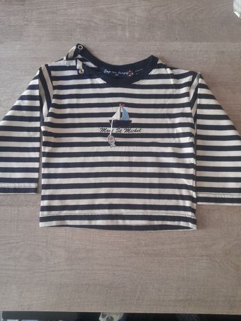 Petit pull Caps au large garçon 18 mois