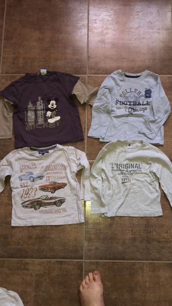 Lot de tee-shirts ML 4A (*4)
