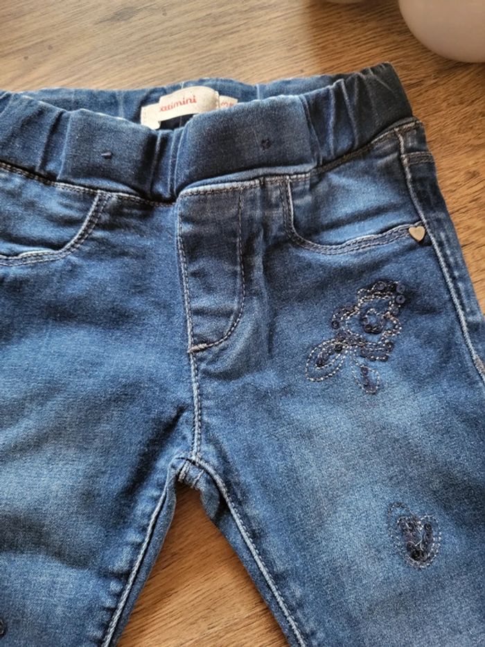 Slim brodé catimini fille 3ans - photo numéro 2