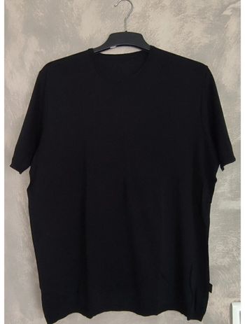 Tee-shirt noir uni taille L