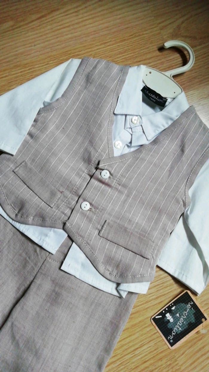 Costume garçon neuf 9 mois - photo numéro 2