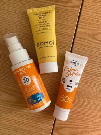 Crèmes solaires