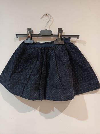 Jupe bleue 4ans