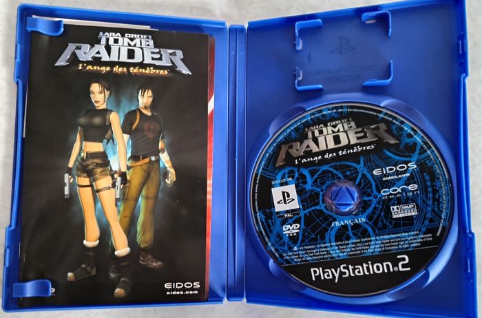 Tomb Raider L’Ange des Ténèbres PS2 PAL FR – Complet avec notice - photo numéro 3
