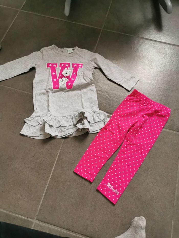 Ensemble robe + legging 2 ans winnie