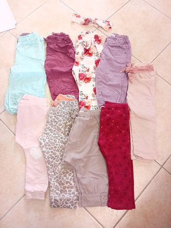 9 pantalons 18 mois