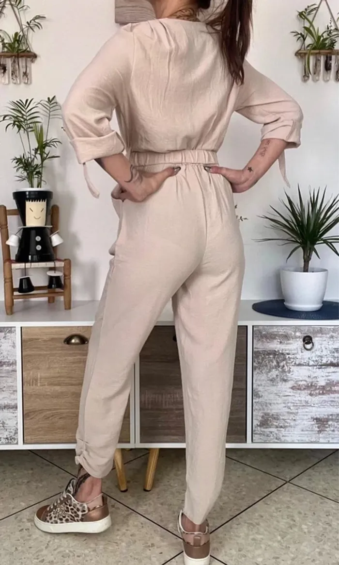 SOLDE Combinaison légère avec ceinture taille S - Miss J - neuf - photo numéro 5