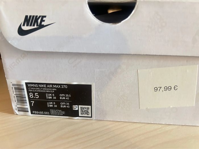Baskets nike air 270 gris taille 40 - photo numéro 11