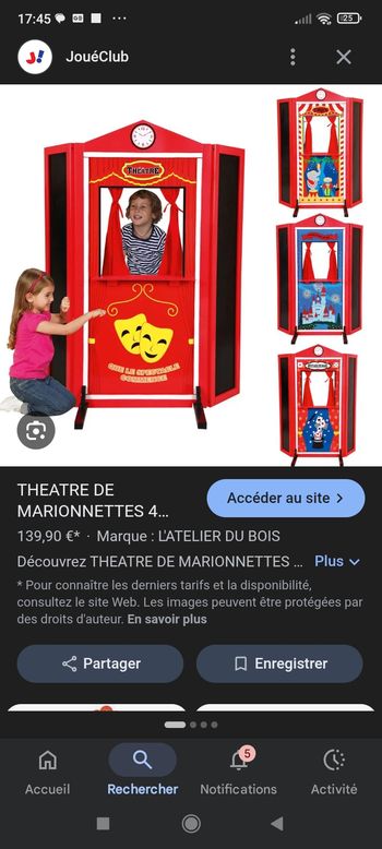 Théâtre marionnette 