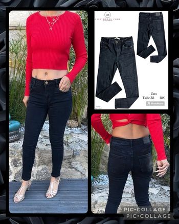 🖤 Jean skinny noir – Zara SOLDÉ -50% 🖤
