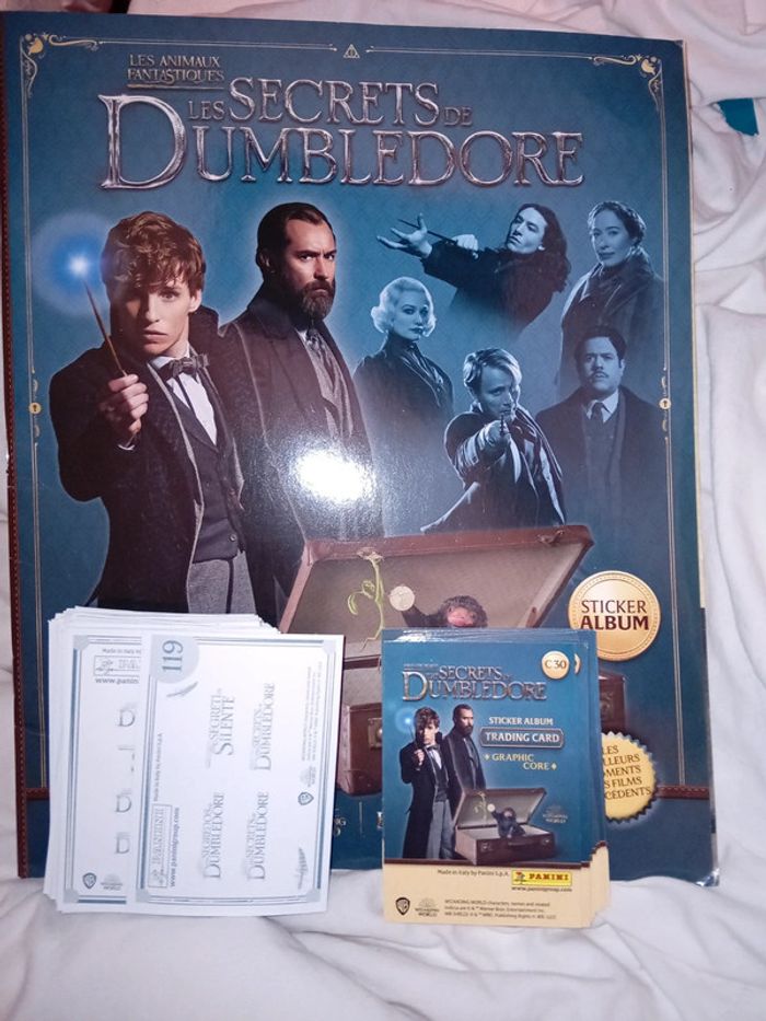 Album stickers panini les secrets de dumbledore - photo numéro 2