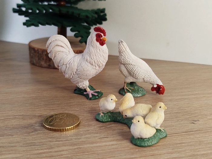Schleich Collecta Famille gallinacée Figurine Animal de la ferme - photo numéro 3