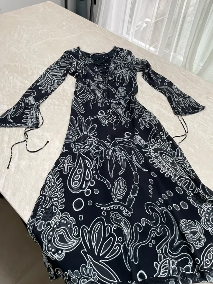 Robe longue en mousseline - photo numéro 2