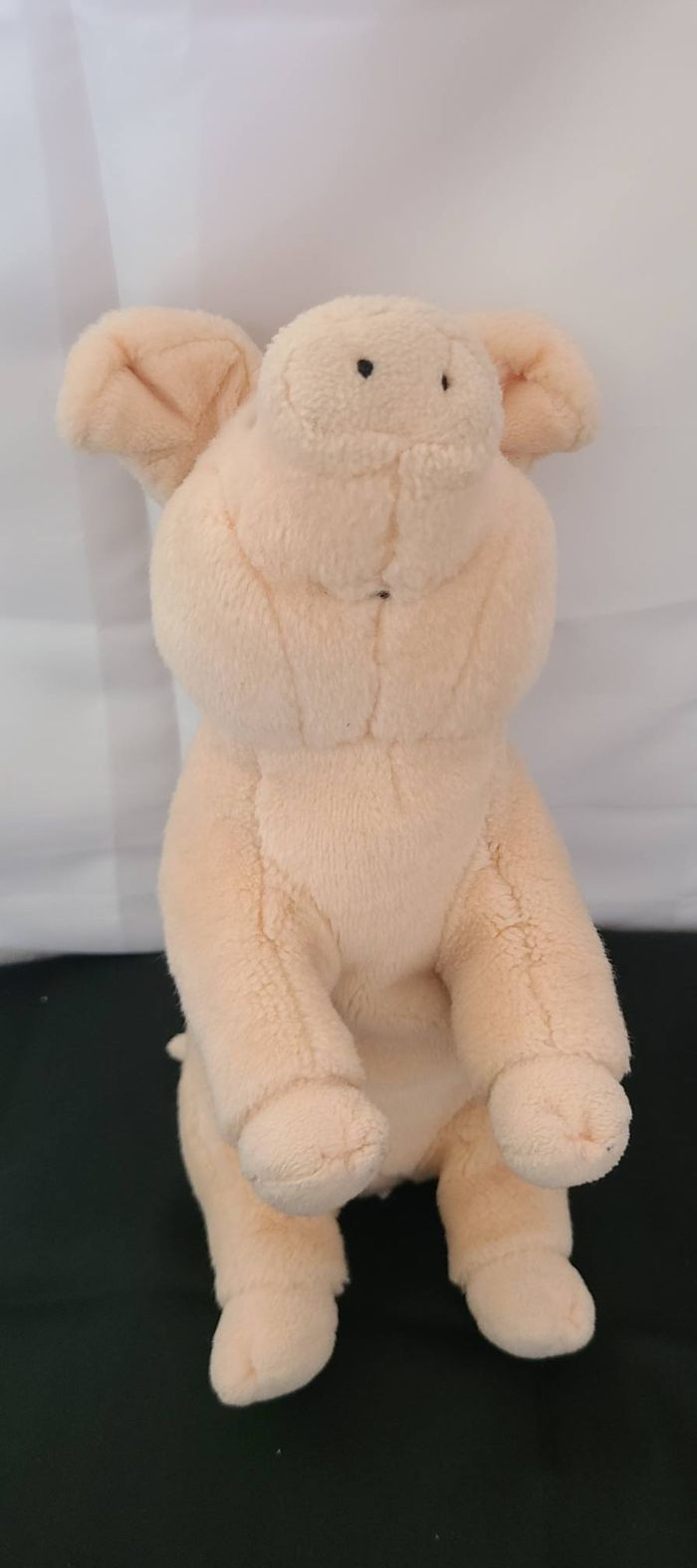 Peluche TY Beanie Buddy 11" Wilbur le cochon Charlotte's Web Beanbag 2006 à la retraite - photo numéro 3