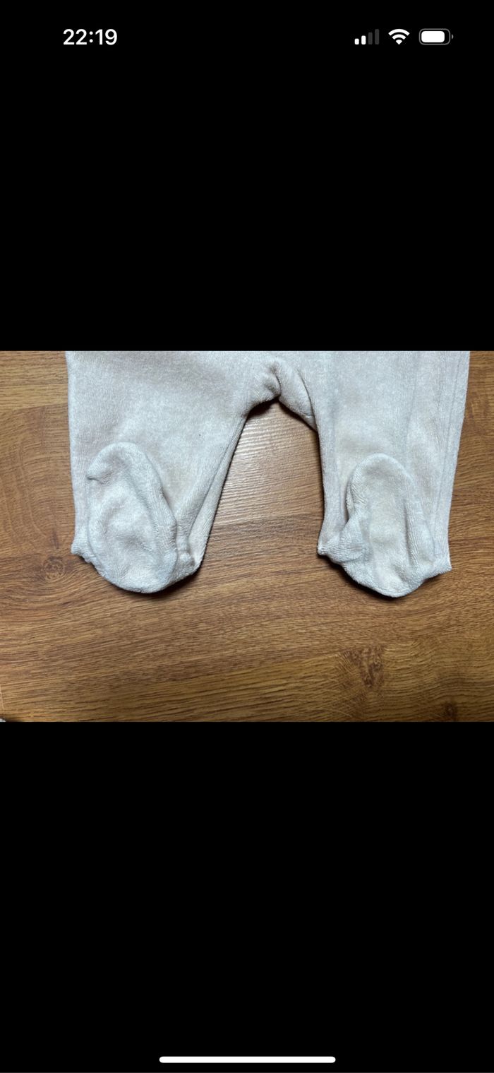 Lot de 2 pyjama une pièce bébé mixte gémo 3 mois - photo numéro 4