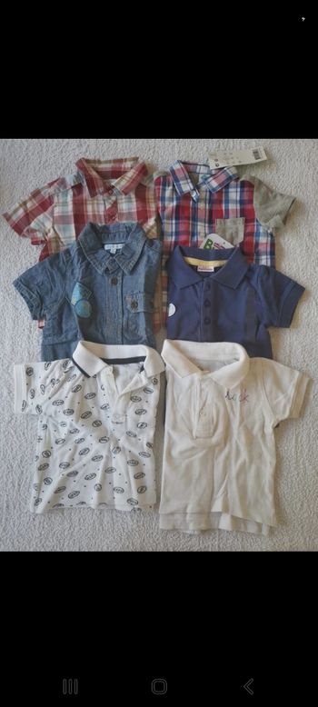 Lot polos et chemises