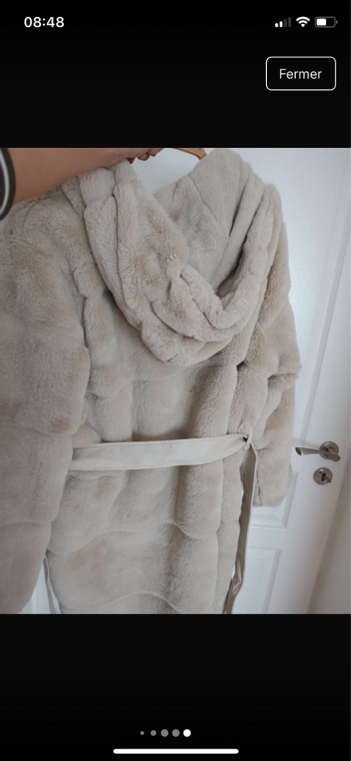 Manteau fourrure femme xl