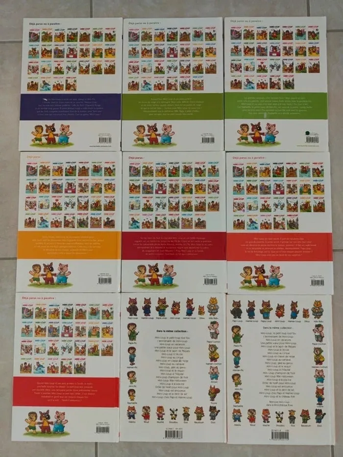 Lot 7 livres Mini Loup - photo numéro 2