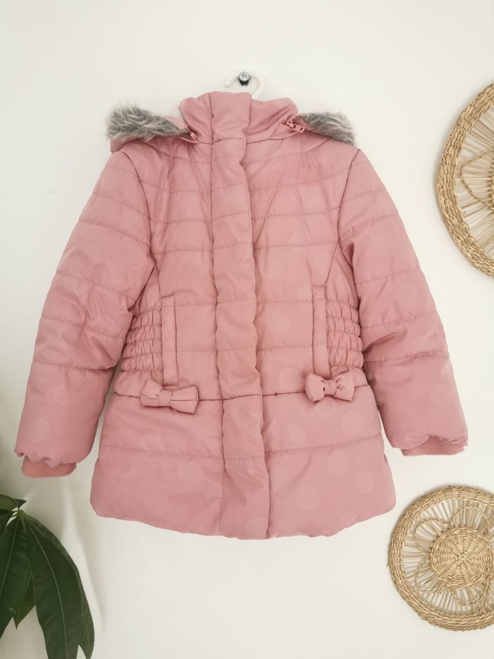 Doudoune rose pâle à pois Orchestra 2 Ans