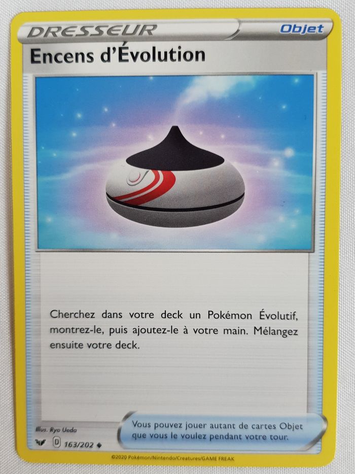 Carte Pokemon Encens d'Evolution 163/202 ◆ Epée et Bouclier FR ©