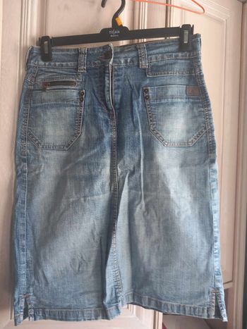 Jupe en jeans T38 ici et maintenant