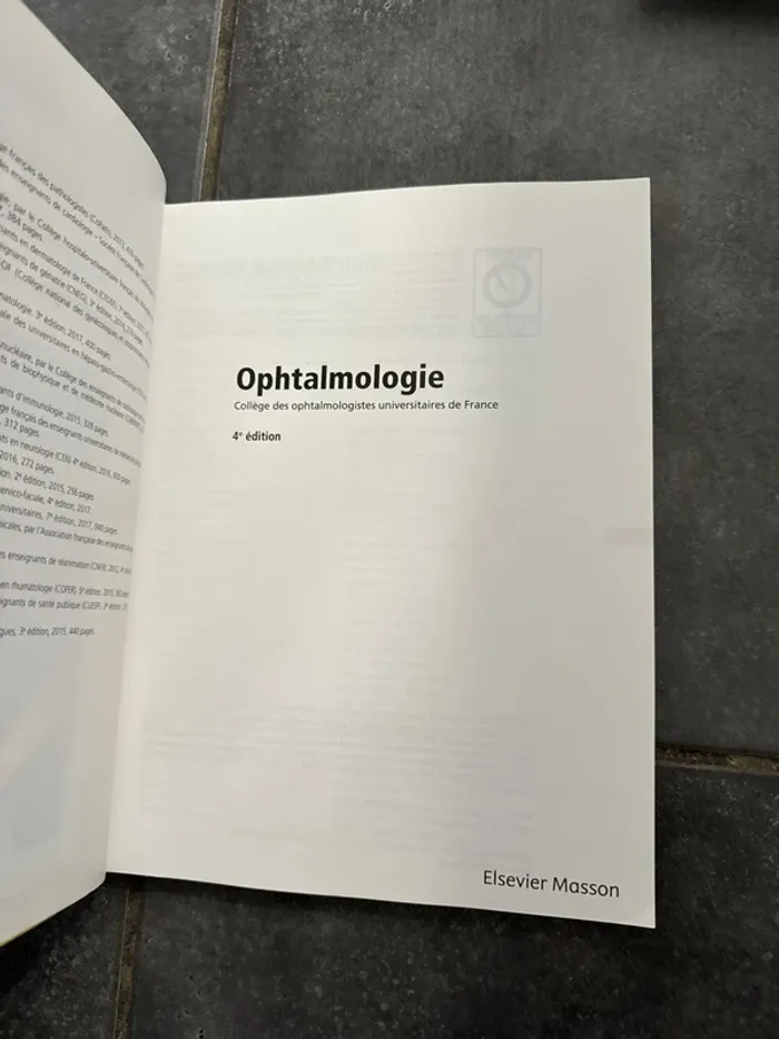 Livre les résidentiels des collèges ophtalmologie - photo numéro 4